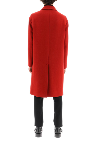 Shop Hevo Wool-blend 'noci' Coat In Red