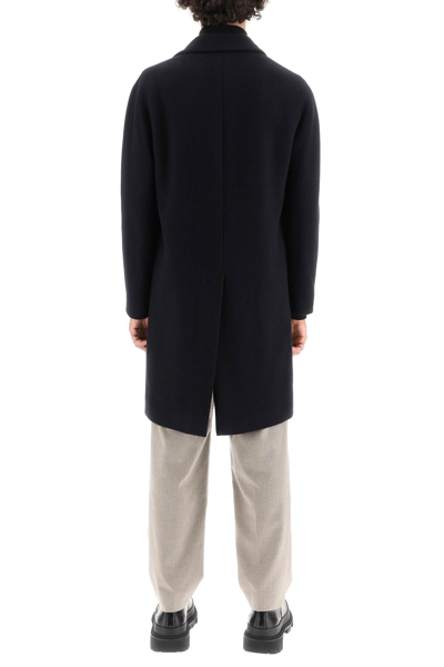 Shop Hevo Conversano Coat In Blue