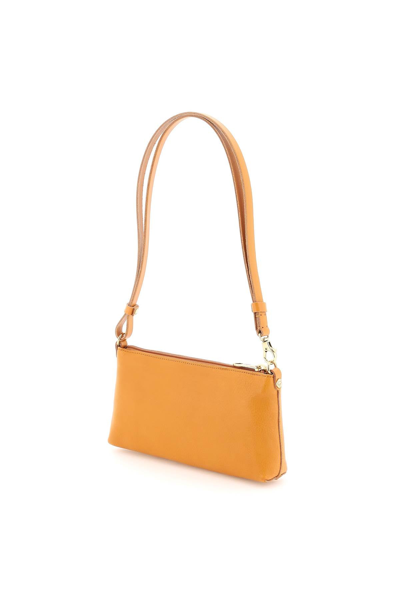 Shop Il Bisonte 'lucia' Leather Shoulder Bag In Orange