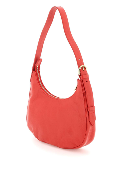 Shop Il Bisonte Vacchetta Leather Shoulder Bag In Red