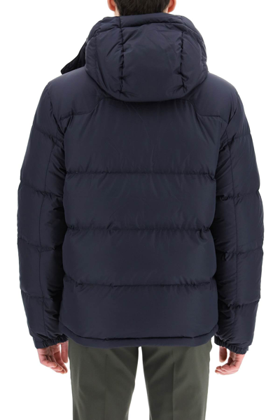 Shop Polo Ralph Lauren Cortina Down Jacket In Ripstop Fabric In Blue
