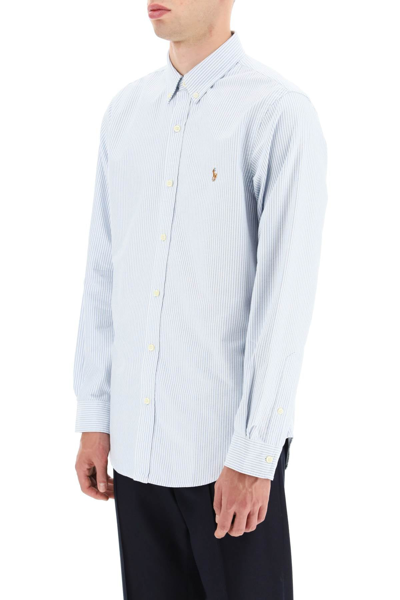 Shop Polo Ralph Lauren Oxford Slim Fit Shirt In Multicolor