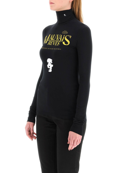 Raf Simons Raptor-print Long-sleeved Top In Multicolor