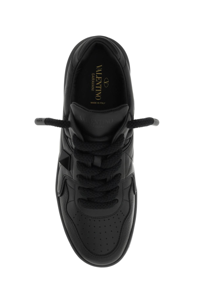 Shop Valentino Garavani One Stud Xl Sneakers In Black