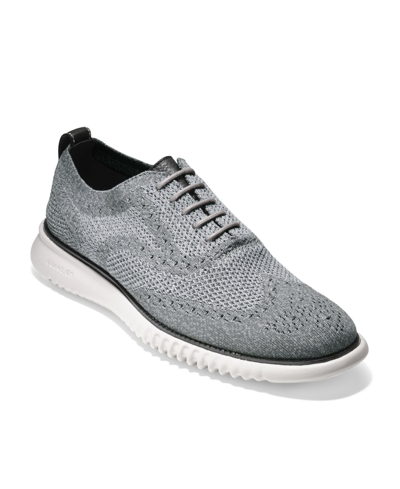 Shop Cole Haan Men's 2.zerogrand Stitchlite Oxford Shoes Men's Shoes In Magnet/vapor Gray
