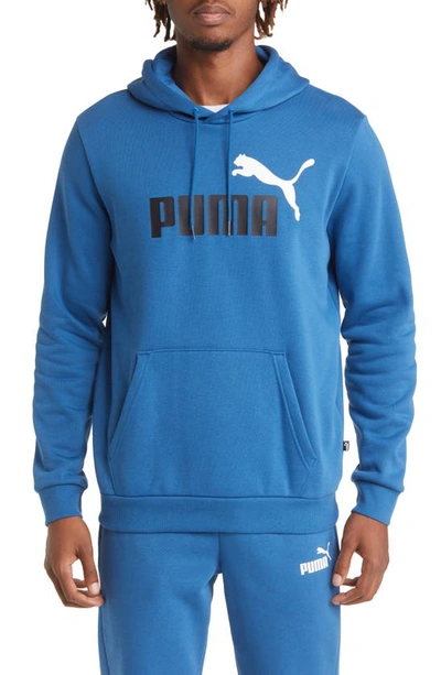 Puma Essential 2 Big Logo Hoodie In Lake Blue | ModeSens