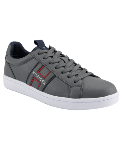Tommy Hilfiger Men's Lewly Low Top Sneakers Men's Shoes In Dark Gray |  ModeSens