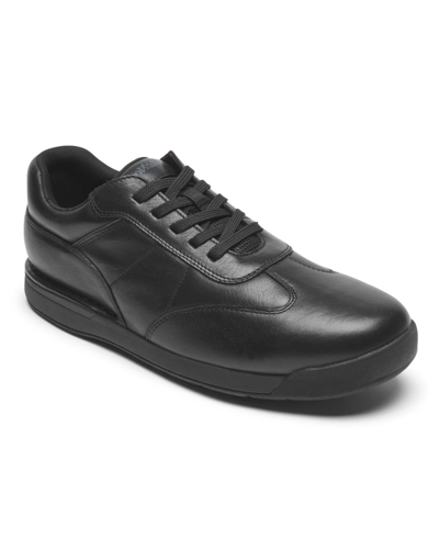Shop Rockport Men's 7200 Plus Walking Shoes In Triple Black