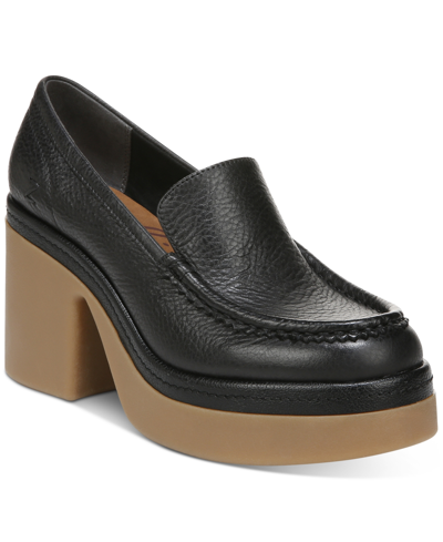 Shop Zodiac Women's Dorit Crepe Platform Heeled Loafers In Black