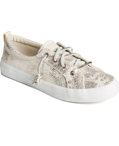 Shop Sperry Women's Crest Vibe Painted Sneakers In White