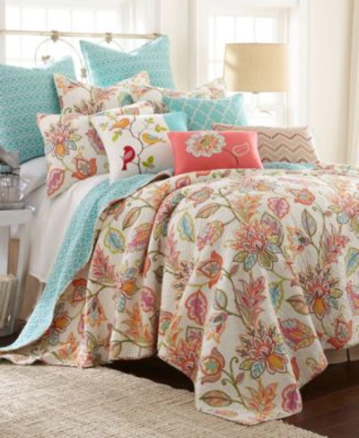 Shop Levtex Sophia Quilt Sets In Coral