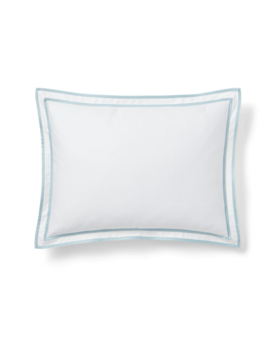 Shop Lauren Ralph Lauren Spencer Sateen Border Decorative Pillow, 12" X 16" In True Soft Teal
