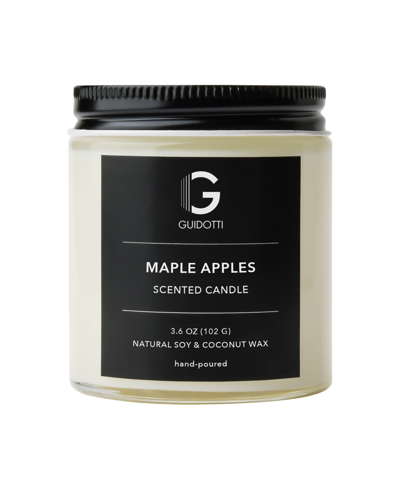 Shop Guidotti Candle Maple Apples Scented Candle, 1-wick, 3.6 oz In Clear