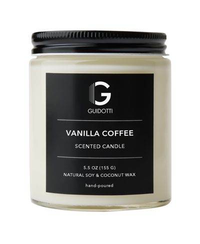 Shop Guidotti Candle Vanilla Coffee Scented Candle, 1-wick, 5.5 oz In Clear
