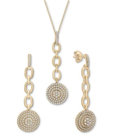 Shop Wrapped In Love Diamond Elongated Circle Jewelry Collection In 14k Gold Created For Macys In Yellow Gold