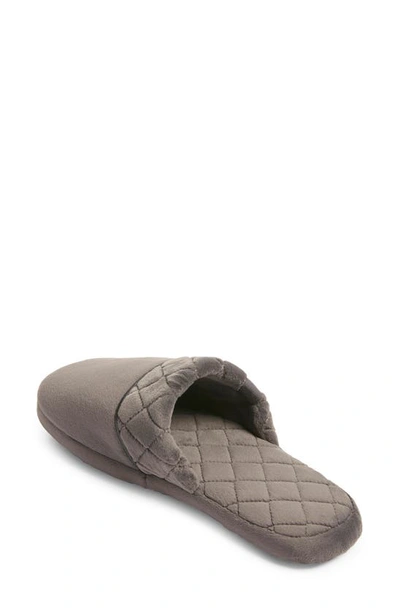 Shop Barefoot Dreams Luxechic Diamond Quilt Slipper In Carbon