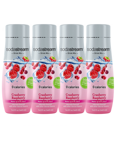 Shop Sodastream Cranberry Raspberry Mix Set Of 4, 14.88 oz In No Color