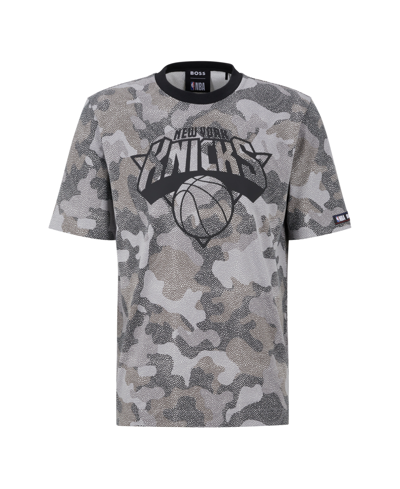 HUGO BOSS x NBA LOS ANGELES LAKERS Capsule Collection Jersey T-Shirt Grey  Medium