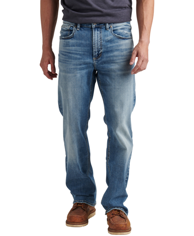 Shop Silver Jeans Co. Men's Craig Classic Fit Bootcut Jeans In Indigo