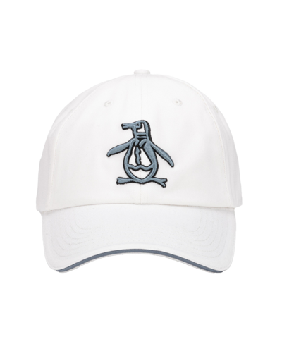 Shop Penguin Men's Cotton Twill Low Profile Baseball Golf Cap In White