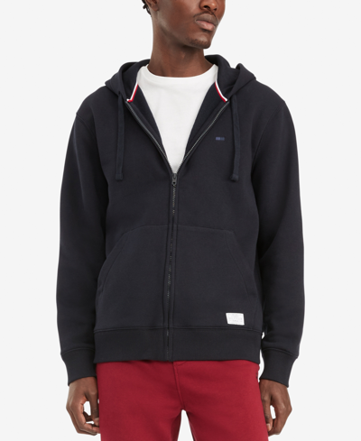 Tommy Hilfiger Men\'s New Essentials Full Zip Hoodie In Desert Sky | ModeSens