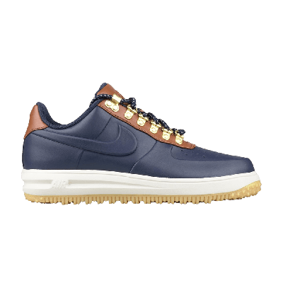 Pre-owned Nike Lunar Force 1 Duckboot Low 'obsidian' In Blue