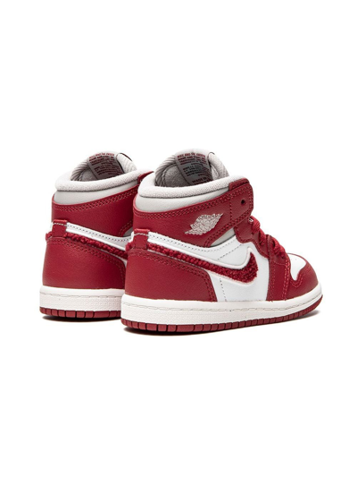 Shop Jordan Air  1 High Retro Og "varsity Red" Sneakers