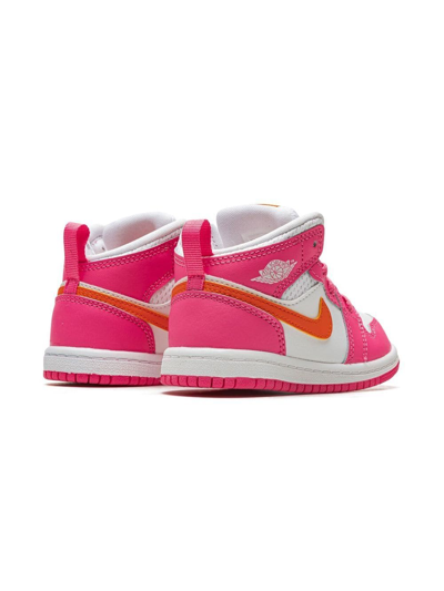 Jordan Air  1 Mid Sneakers In Pink