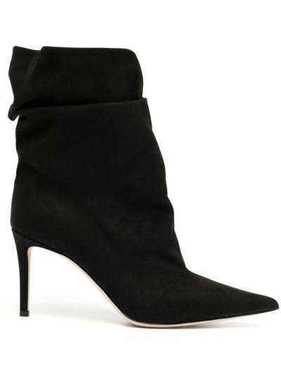 Shop Giuseppe Zanotti Yunah Cut-out Ankle Boots In 黑色
