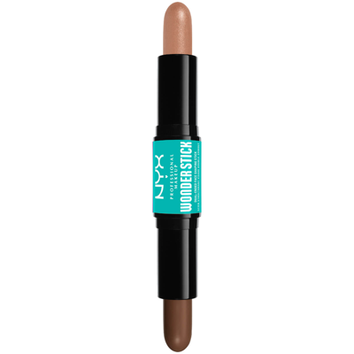 Shop Nyx Professional Makeup Wonder Stick Highlight And Contour Stick (various Shades) - Medium