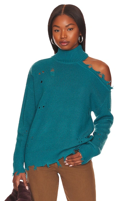 Lovers Friends Arlington Sweater In Teal ModeSens