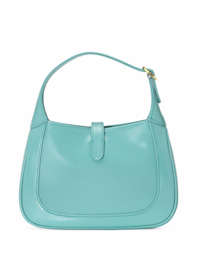 Shop Gucci Mini Jackie 1961 Shoulder Bag In Blue