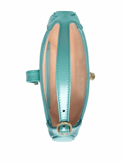 Shop Gucci Mini Jackie 1961 Shoulder Bag In Blue