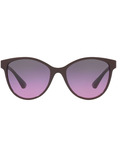 Sunglass Hut Cat-eye Gradient-lens Sunglasses In Brown