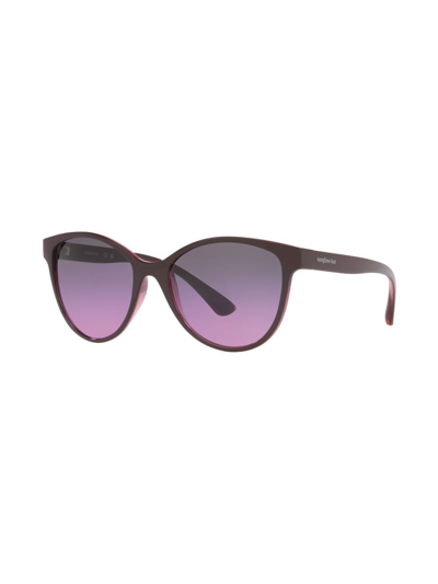 Sunglass Hut Cat-eye Gradient-lens Sunglasses In Brown