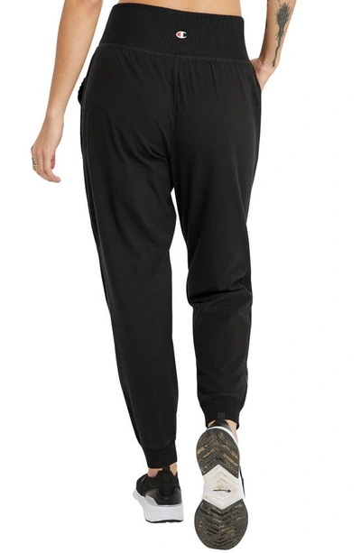 Shop Champion Soft Touch Rib Mix Jogger Pants In Black