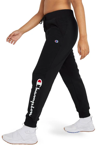 Shop Champion Powerblend Joggers In Black