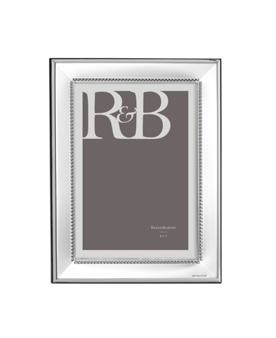 Shop Reed & Barton Mia Photo Frame, 5" X 7" In Silver-tone