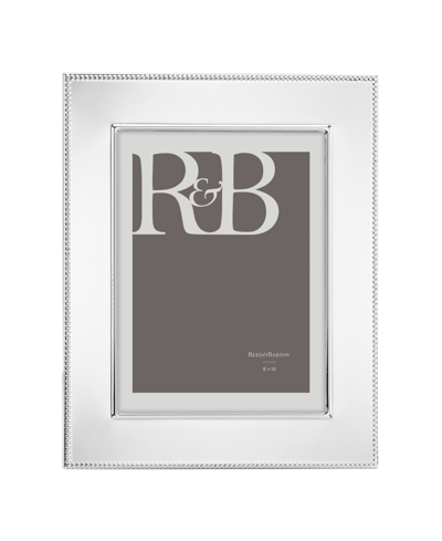 Shop Reed & Barton Lyndon Photo Frame, 8" X 10" In Silver-tone