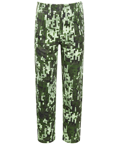 Shop Id Ideology Toddler & Little Boys Pixel Camo All Over Print Fleece Sweatpants, Created For Macy's In Sapphire Lake