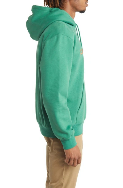 Carhartt Camo Print Hoodie In Bonsa / Brick
