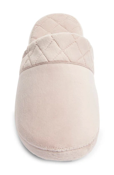 Shop Barefoot Dreams Luxechic Diamond Quilt Slipper In Faded Rose