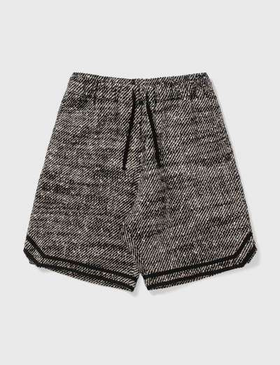 Shop Clot Wool Shorts In Black