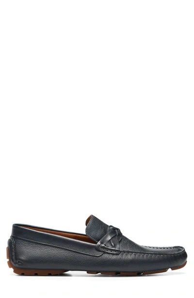 Shop Donald Pliner Deacon Braided Loafer In Indigo