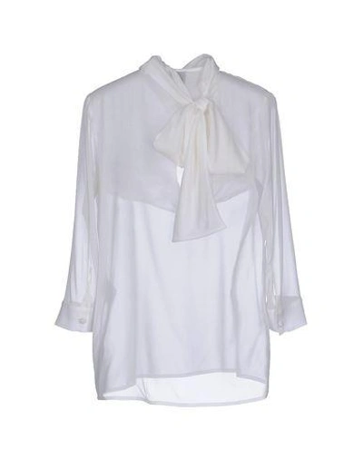 Shop Just Cavalli Blouses In White