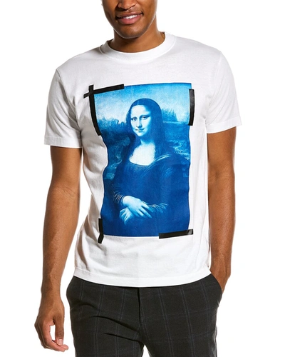Shop Off-white Graphic T-shirt In Silver