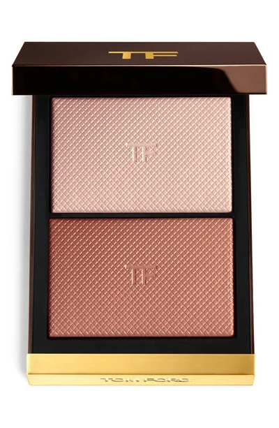 Shop Tom Ford Shade & Illuminate Highlighting Duo Palette In Peachlight