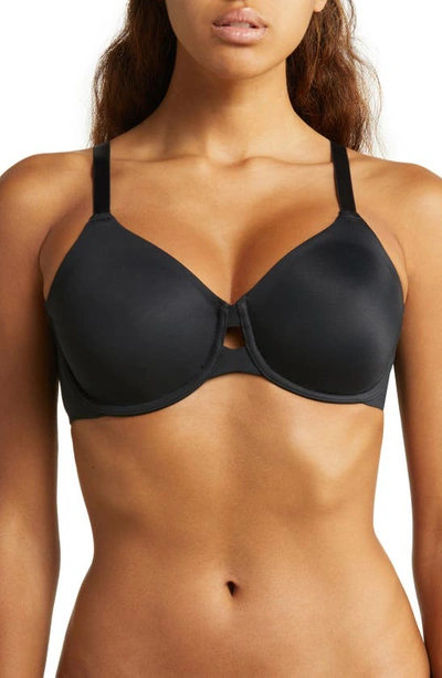 Shop Wacoal Superbly Smooth Underwire Bra In Black