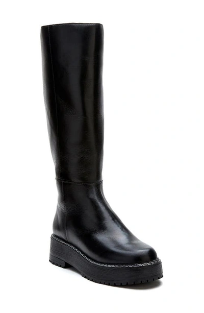 Shop Matisse Adele Knee High Platform Boot In Black