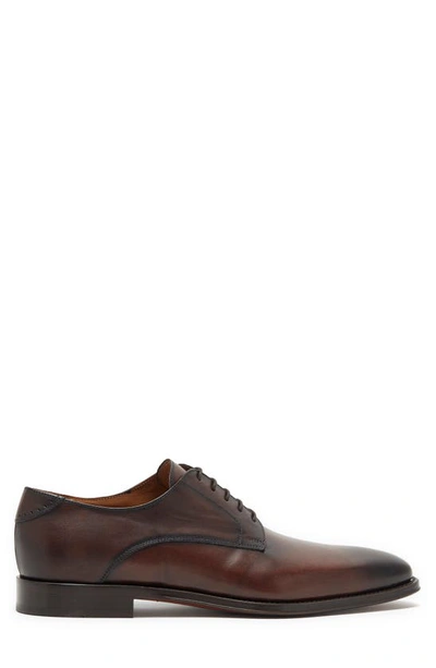 Shop Antonio Maurizi Plain Toe Derby In T. Moro